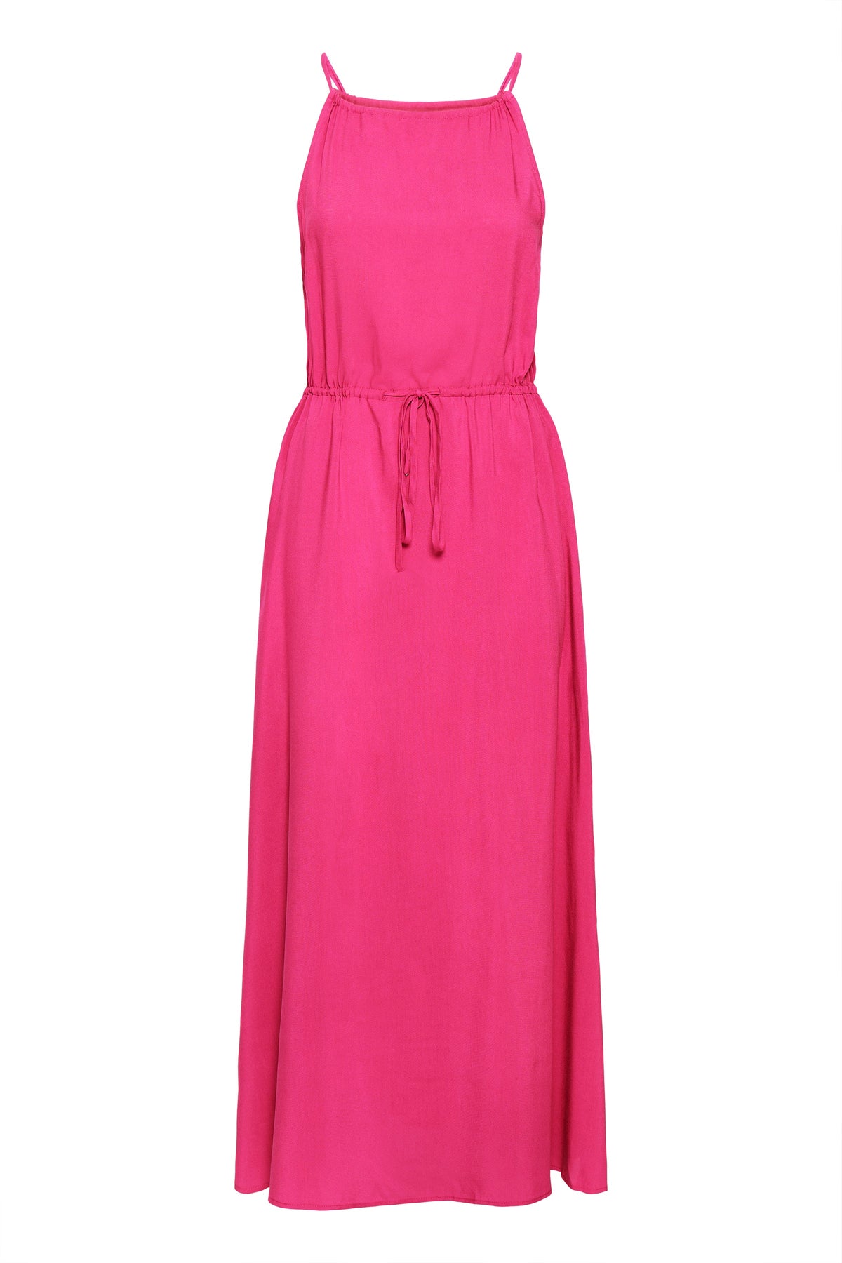 VELLORA KNITWEAR Gigi Summer Sleeveless Tie Waist Maxi Dress