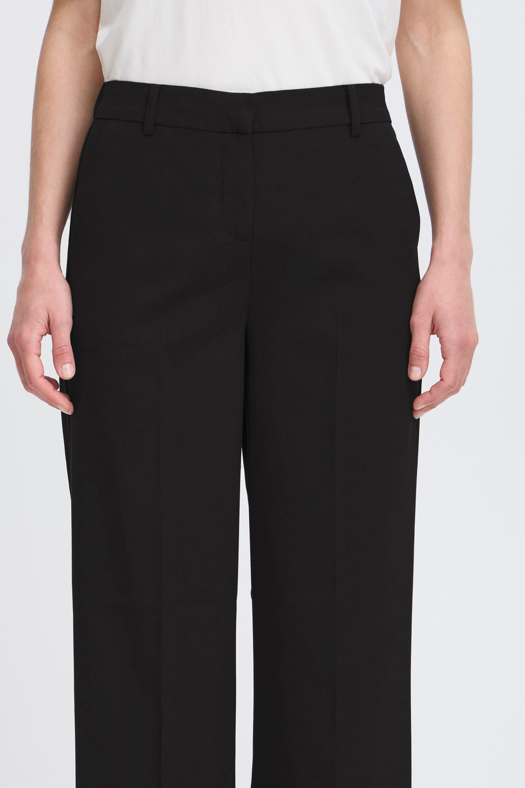 VELLORA KNITWEAR danta Wide Leg Crop Trousers