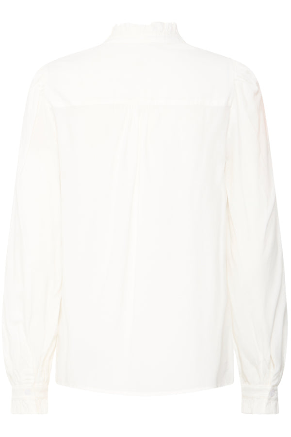 VELLORA KNITWEAR Fenja Frill Front Blouse