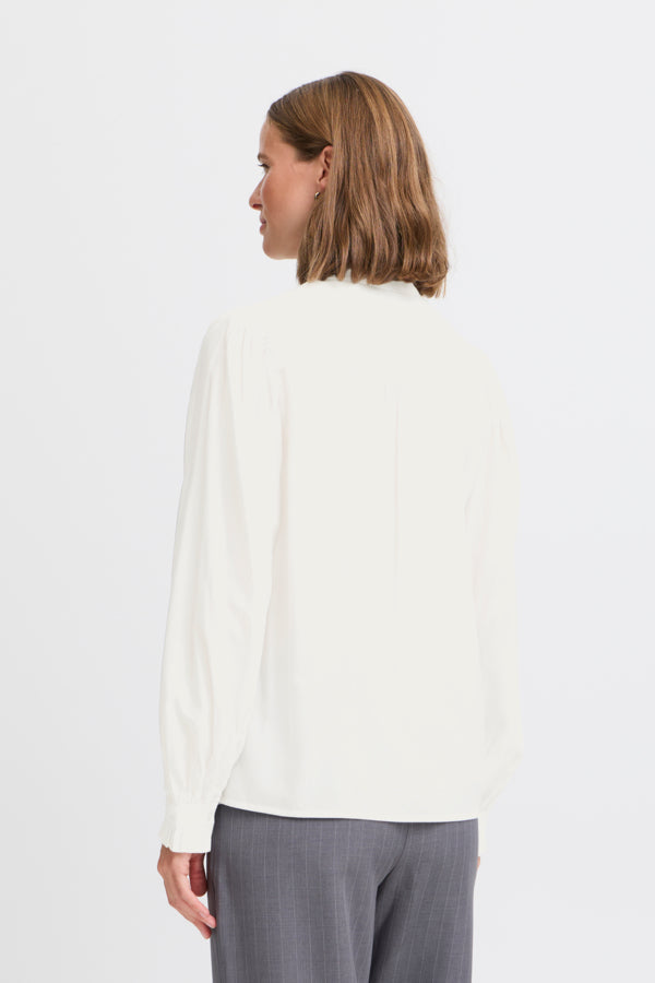 VELLORA KNITWEAR Fenja Frill Front Blouse
