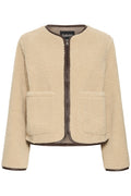 VELLORA KNITWEAR Asanna Teddy Faux Shearling Jacket