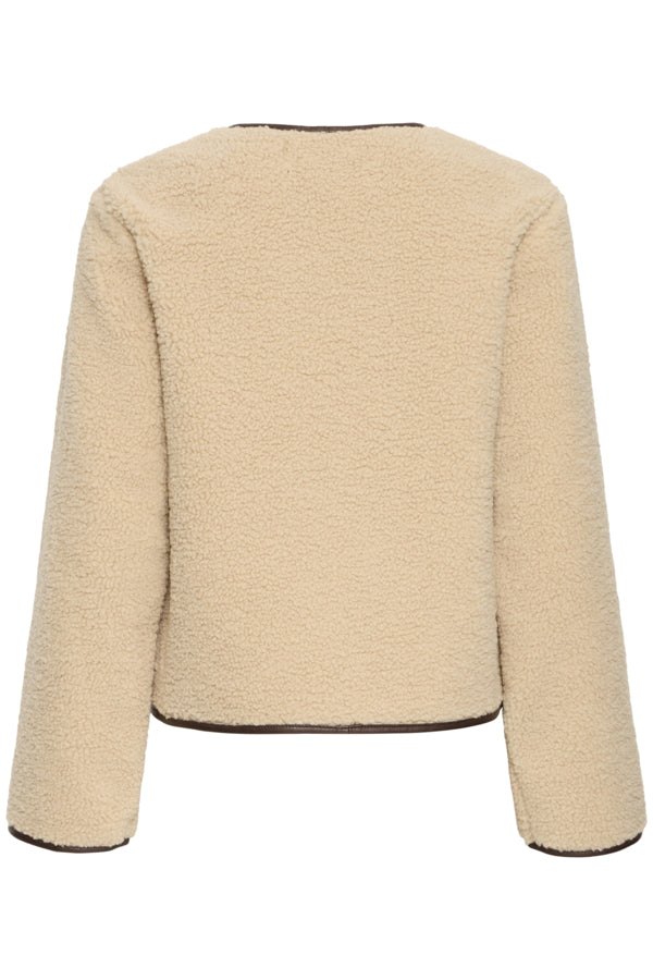 VELLORA KNITWEAR Asanna Teddy Faux Shearling Jacket