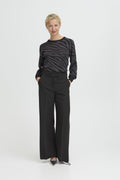 VELLORA KNITWEAR Denoa Wide Leg Trousers
