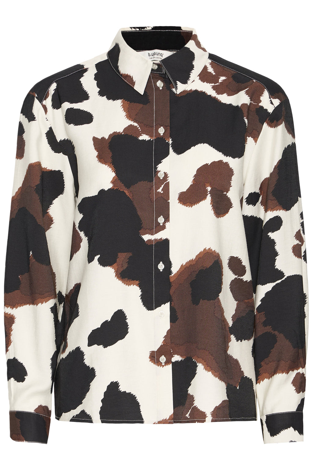 VELLORA KNITWEAR Cow Print Shirt