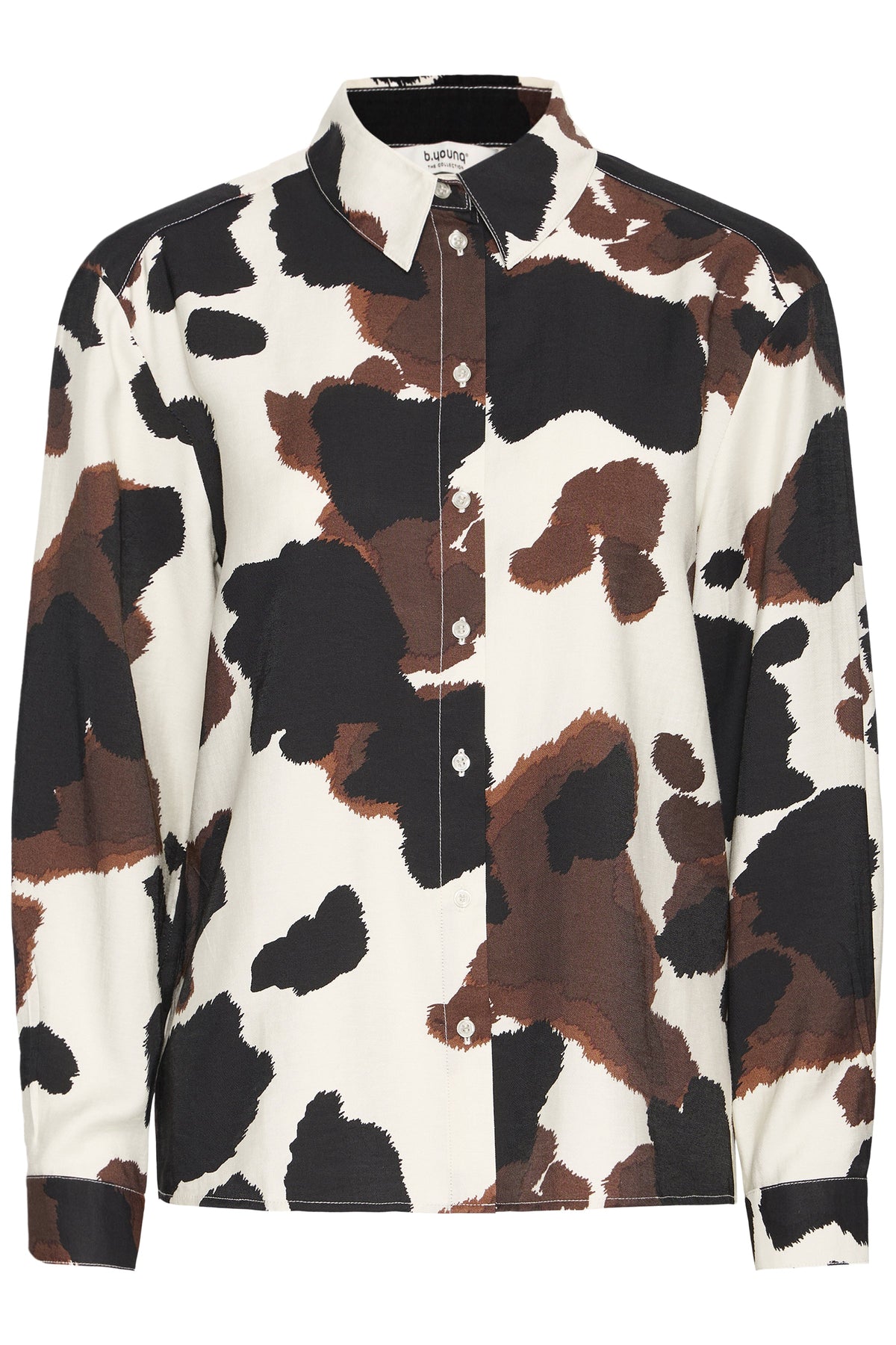 VELLORA KNITWEAR Cow Print Shirt