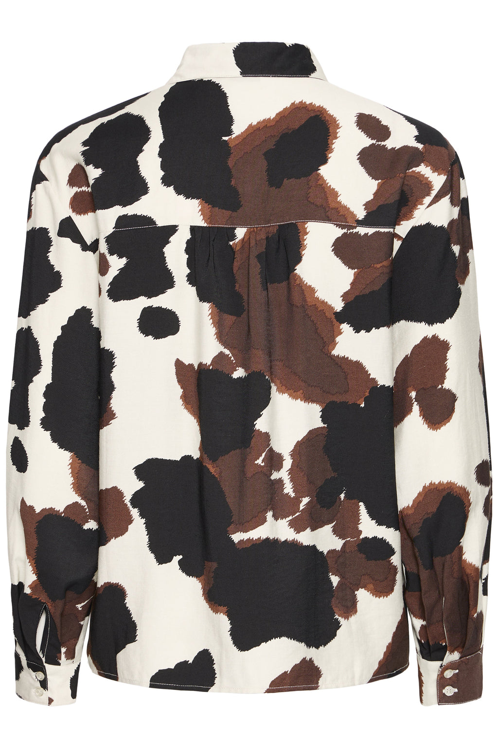 VELLORA KNITWEAR Cow Print Shirt