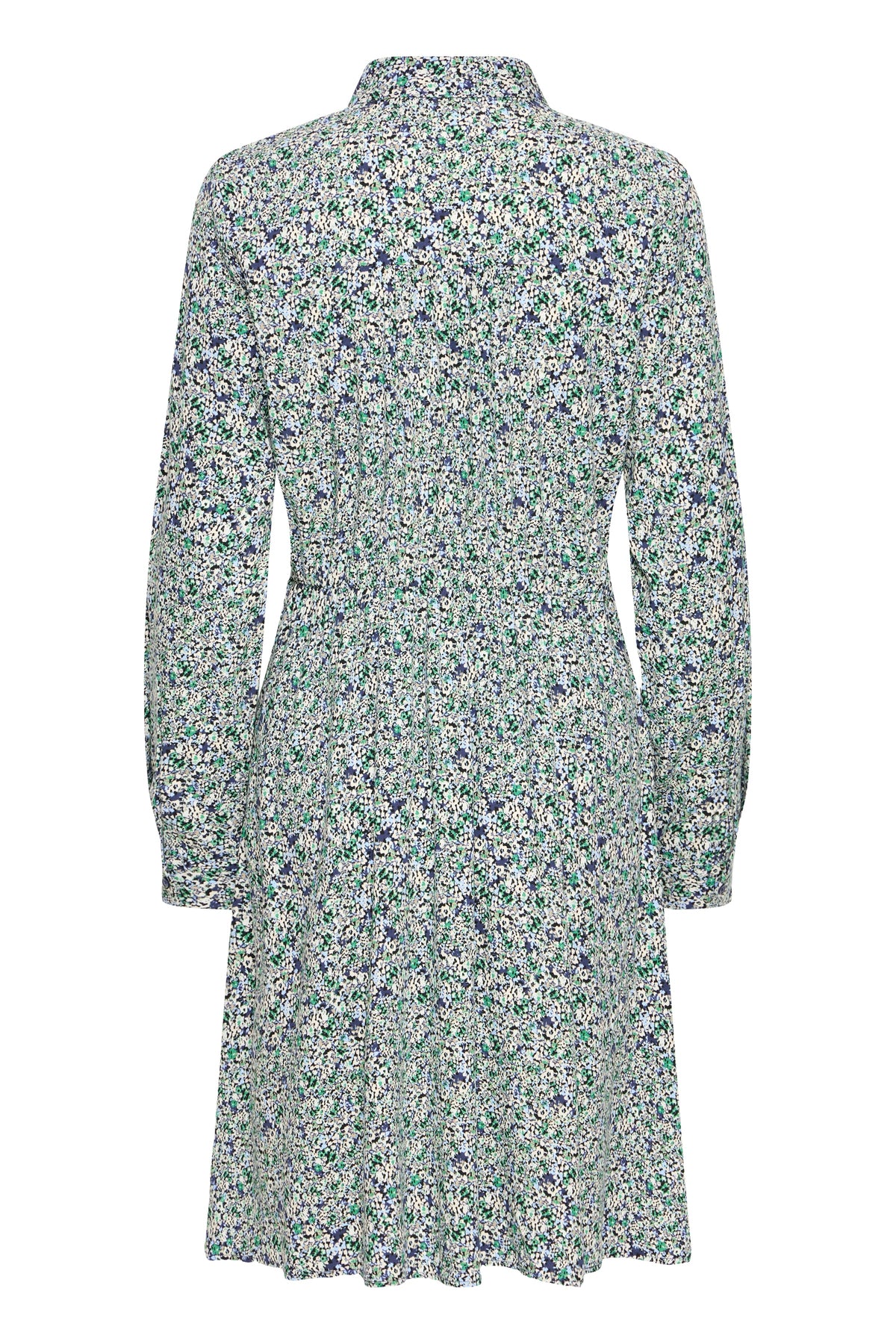 VELLORA KNITWEAR Gabria Floral Button Front Dress