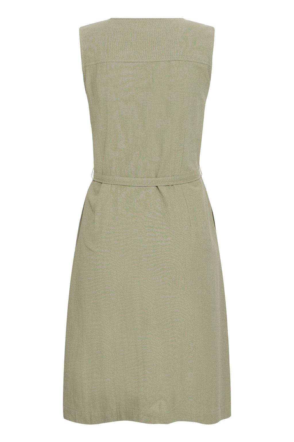 VELLORA KNITWEAR Ellana Sleeveless Button Through Midi Dress