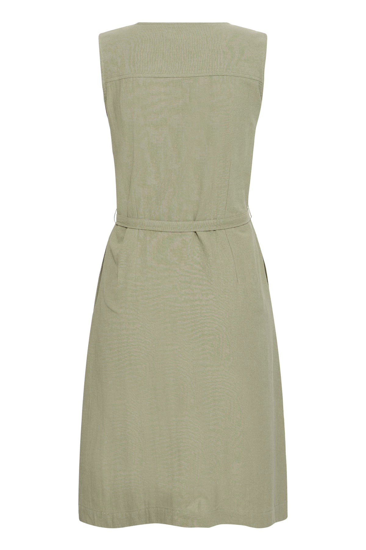 VELLORA KNITWEAR Ellana Sleeveless Button Through Midi Dress