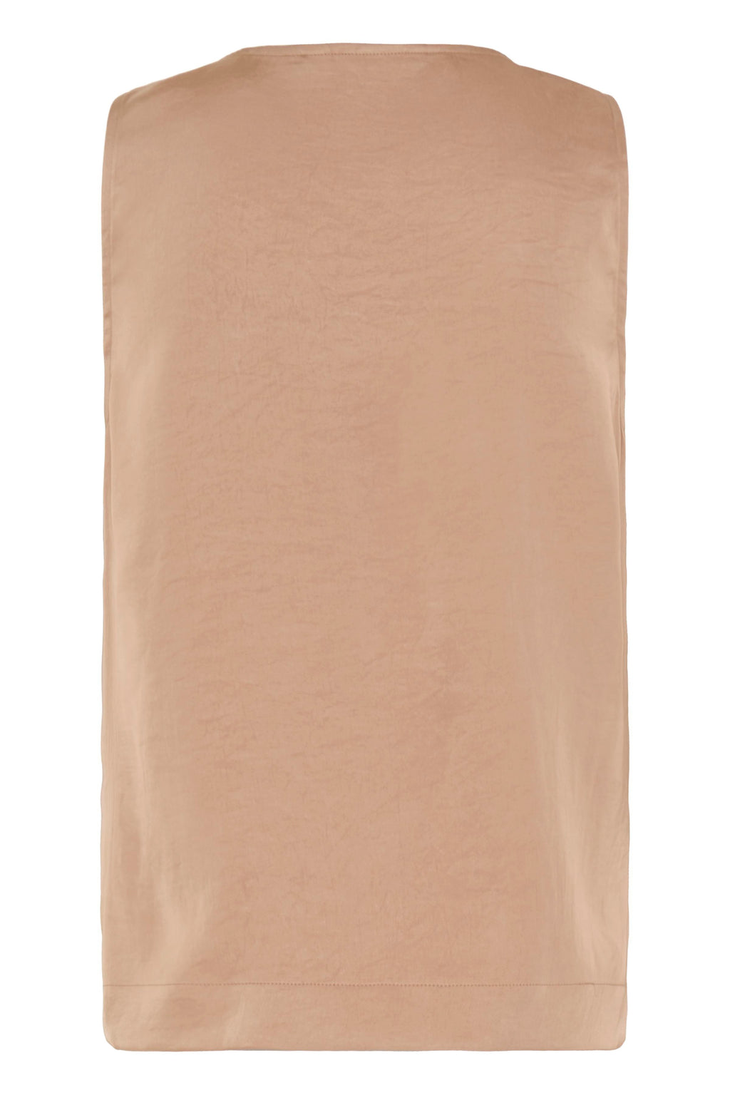 VELLORA KNITWEAR Dacanna Satin Cowl Neck Sleeveless Top