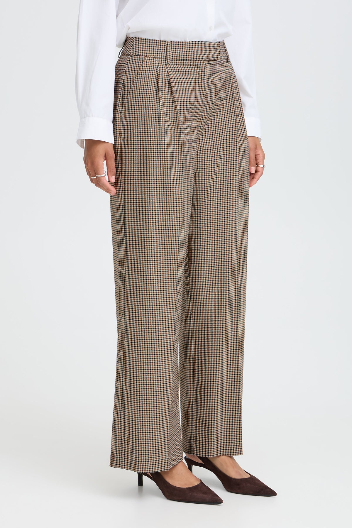 VELLORA KNITWEAR Estolo Country Heritage Check Trousers