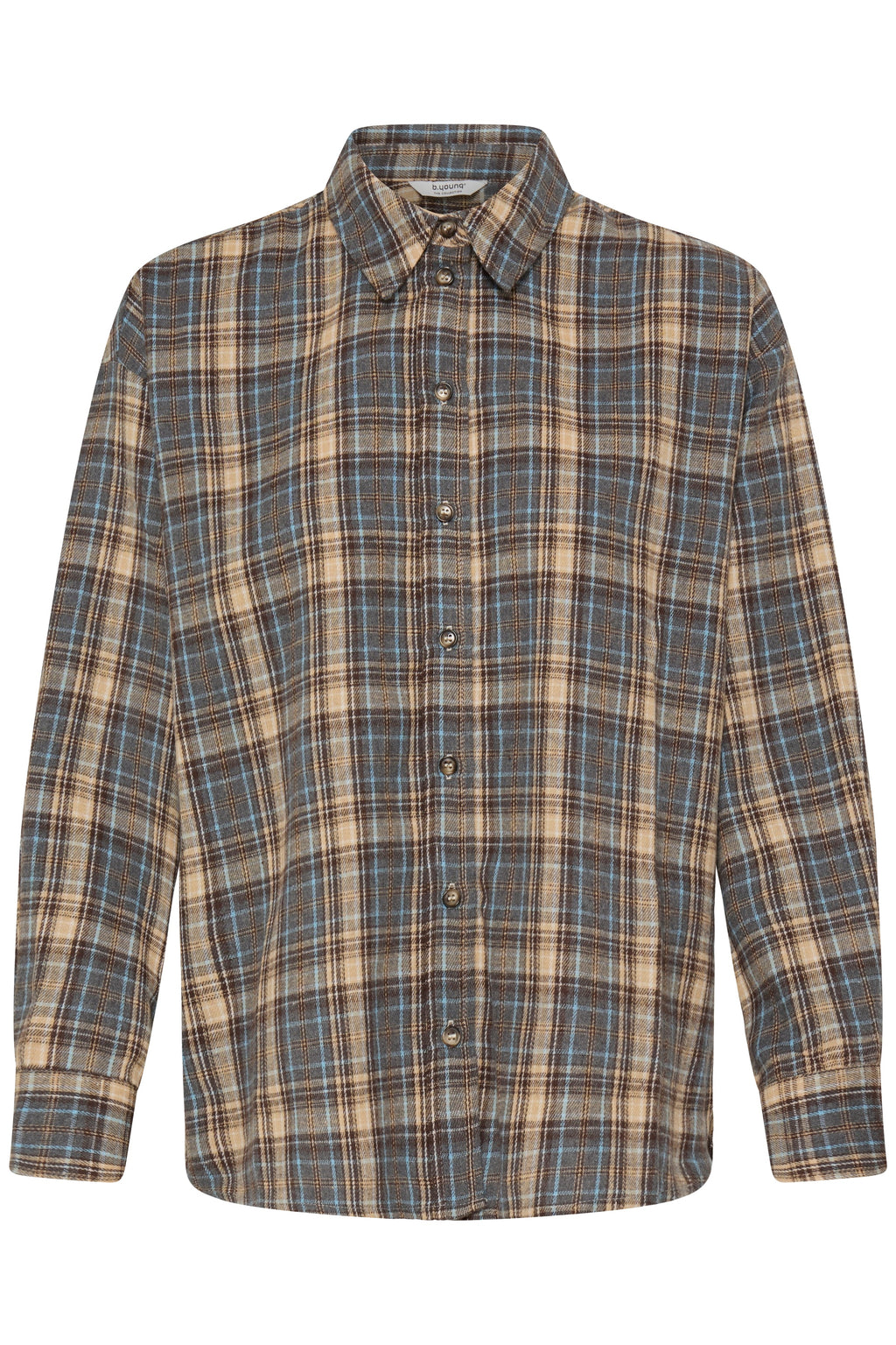 VELLORA KNITWEAR Fabrice Flannel Plaid Check Shirt