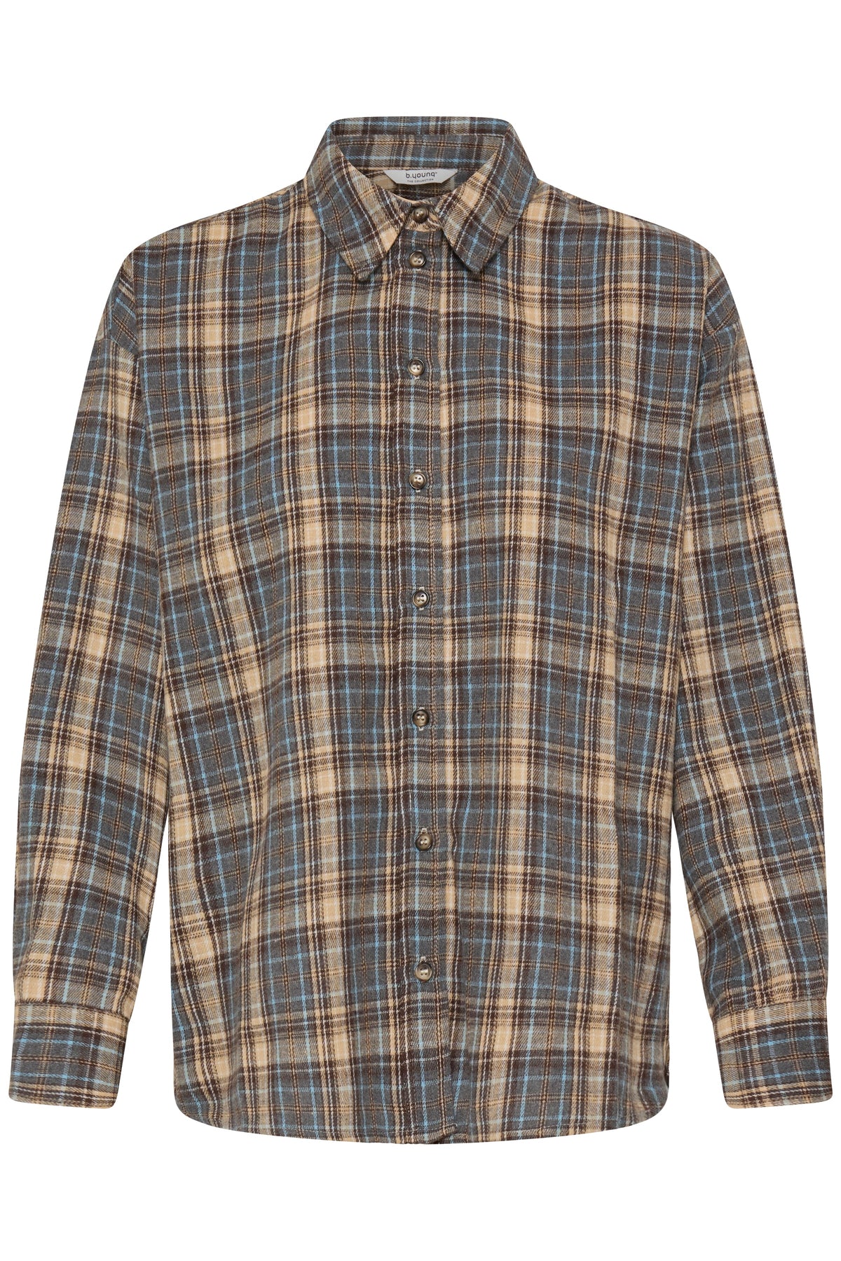 VELLORA KNITWEAR Fabrice Flannel Plaid Check Shirt