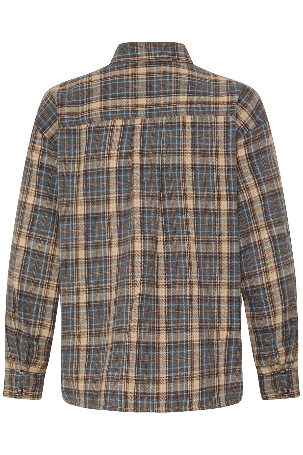 VELLORA KNITWEAR Fabrice Flannel Plaid Check Shirt