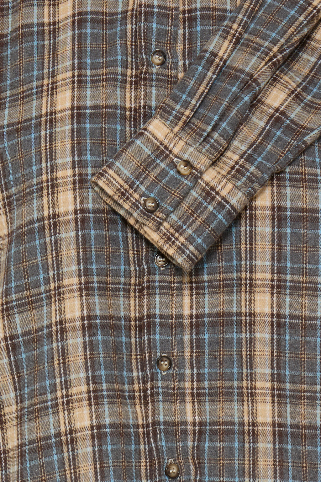 VELLORA KNITWEAR Fabrice Flannel Plaid Check Shirt
