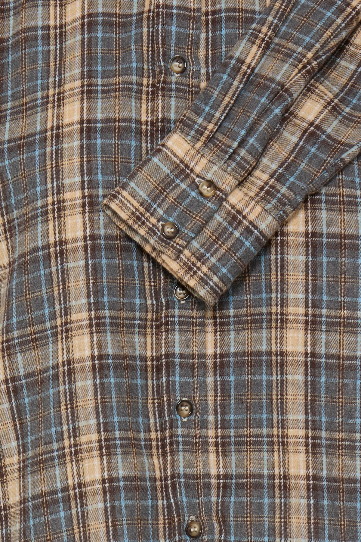 VELLORA KNITWEAR Fabrice Flannel Plaid Check Shirt