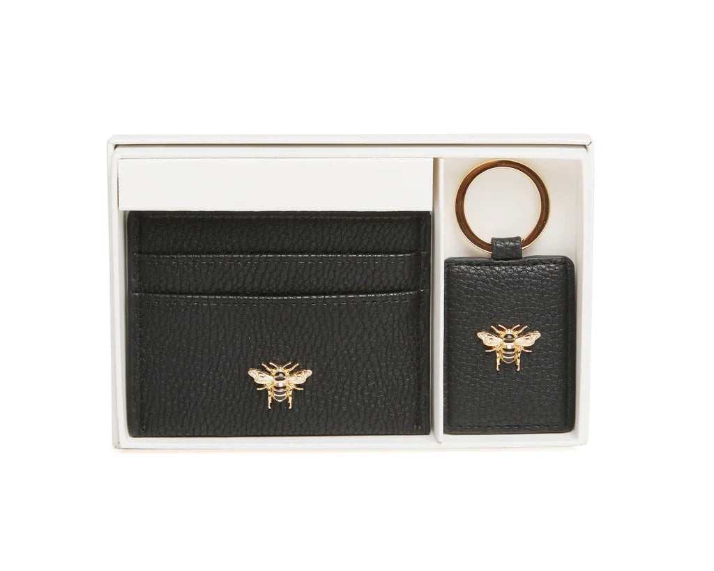 VELLORA KNITWEAR Card Holder & Key Ring Set