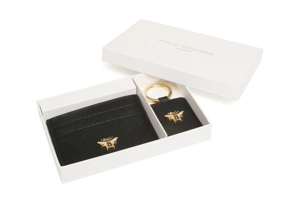 VELLORA KNITWEAR Card Holder & Key Ring Set