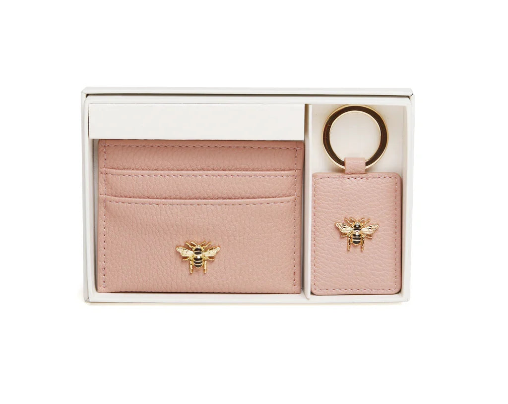 VELLORA KNITWEAR Card Holder & Key Ring Set
