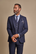 VELLORA KNITWEAR CARIDI - Navy Blazer