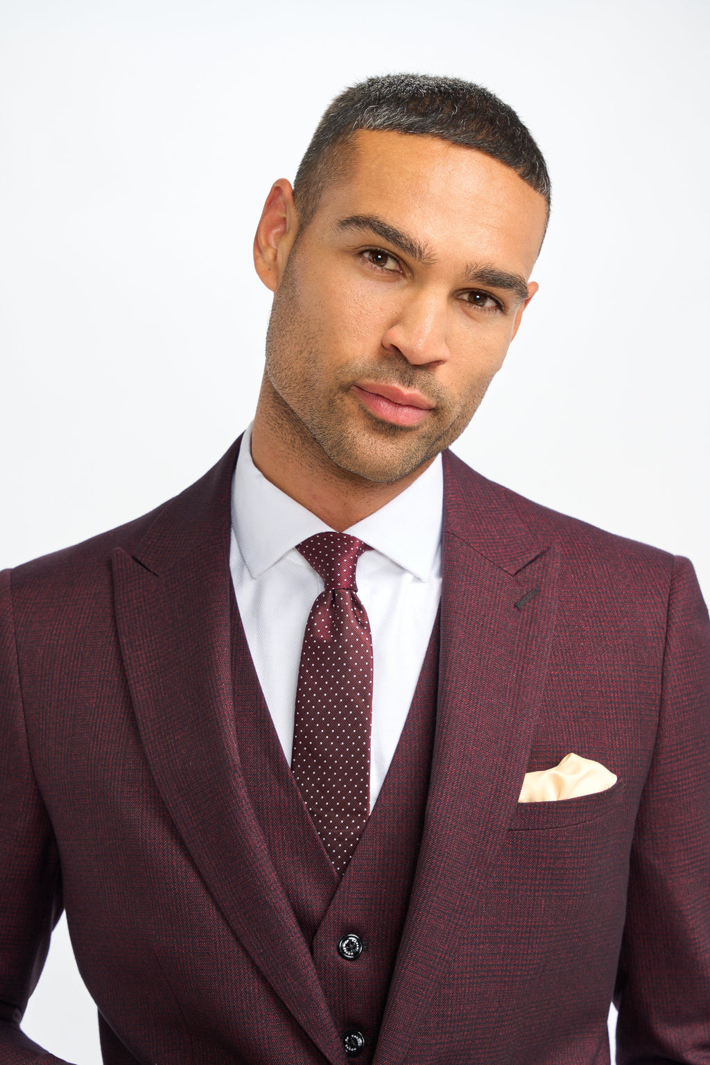 VELLORA KNITWEAR Caridi - Wine Blazer