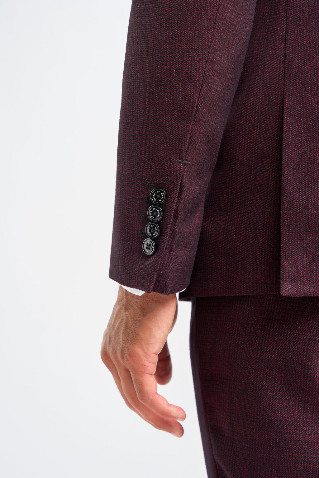 VELLORA KNITWEAR Caridi - Wine Blazer