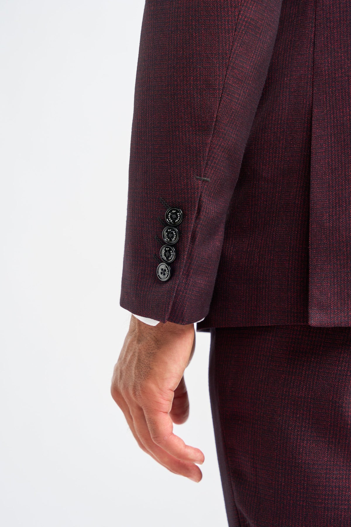 VELLORA KNITWEAR Caridi - Wine Blazer