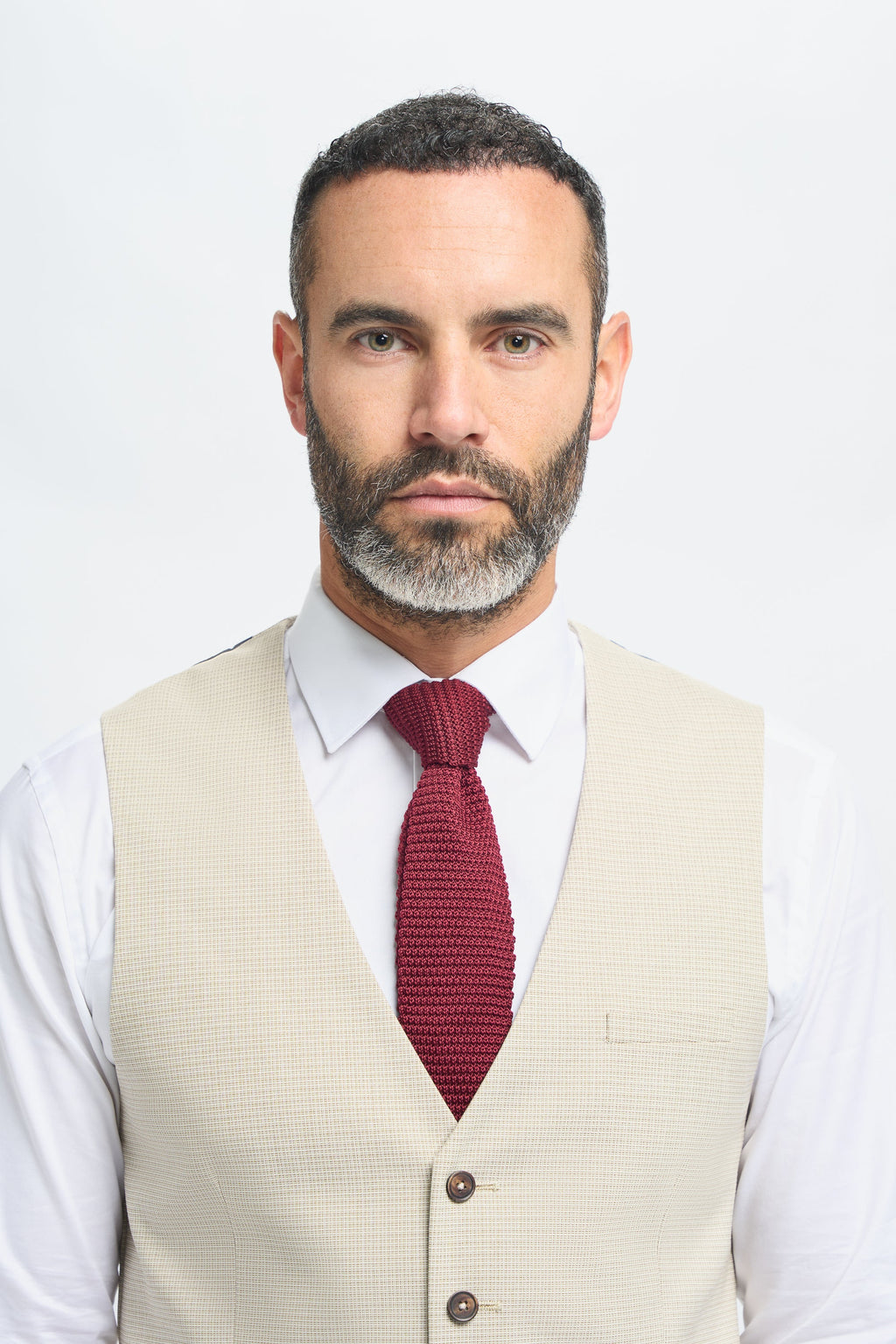 VELLORA KNITWEAR Hampton - Beige Waistcoat