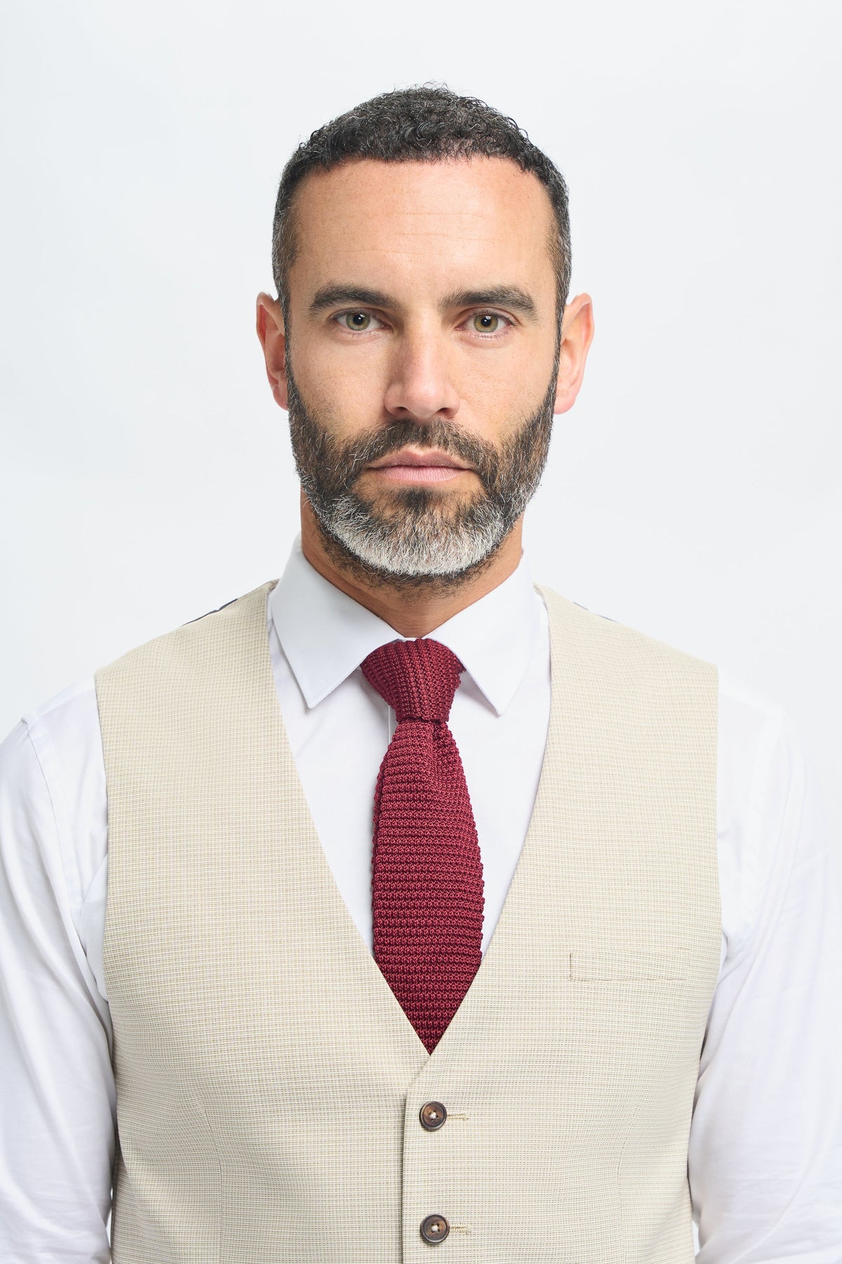 VELLORA KNITWEAR Hampton - Beige Waistcoat