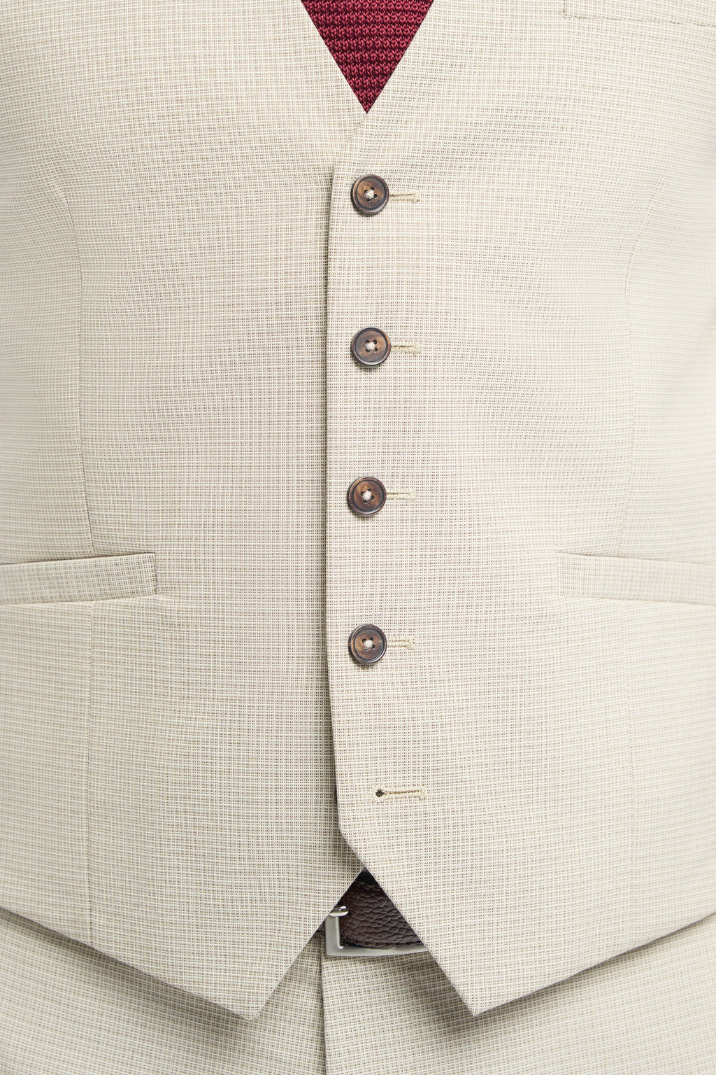 VELLORA KNITWEAR Hampton - Beige Waistcoat