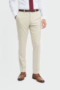 VELLORA KNITWEAR Hampton - Beige Trousers