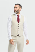 VELLORA KNITWEAR Hampton - Beige Waistcoat