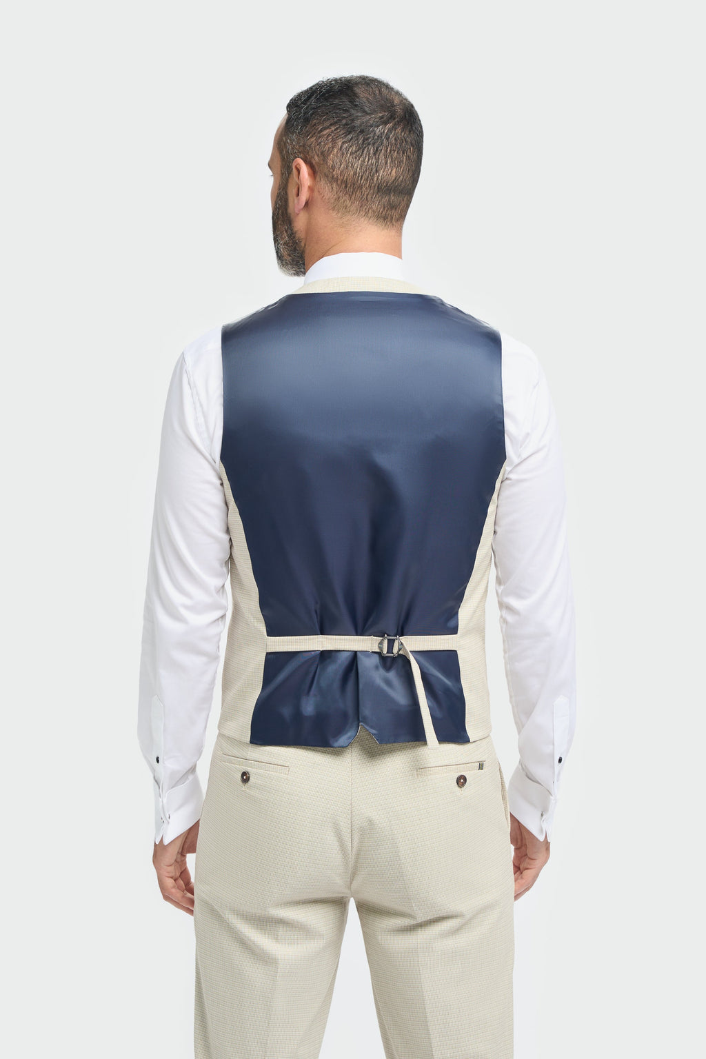 VELLORA KNITWEAR Hampton - Beige Three Piece Suit