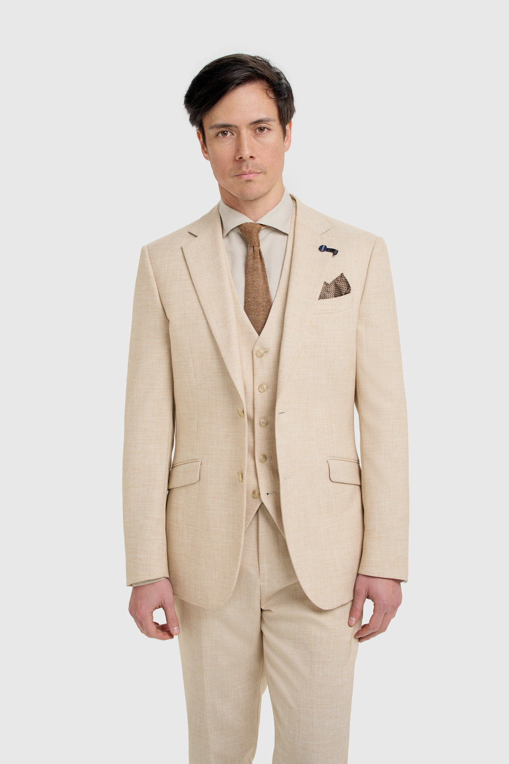 VELLORA KNITWEAR Malibu - Beige Blazer