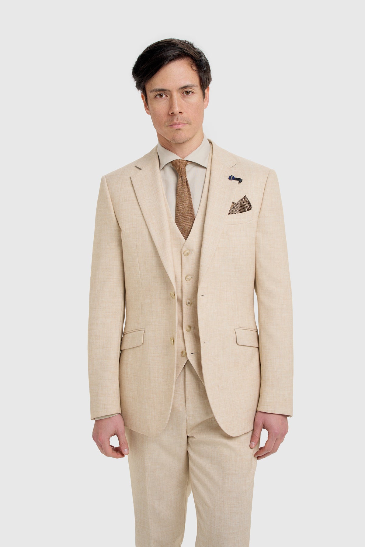 VELLORA KNITWEAR Malibu - Beige Blazer