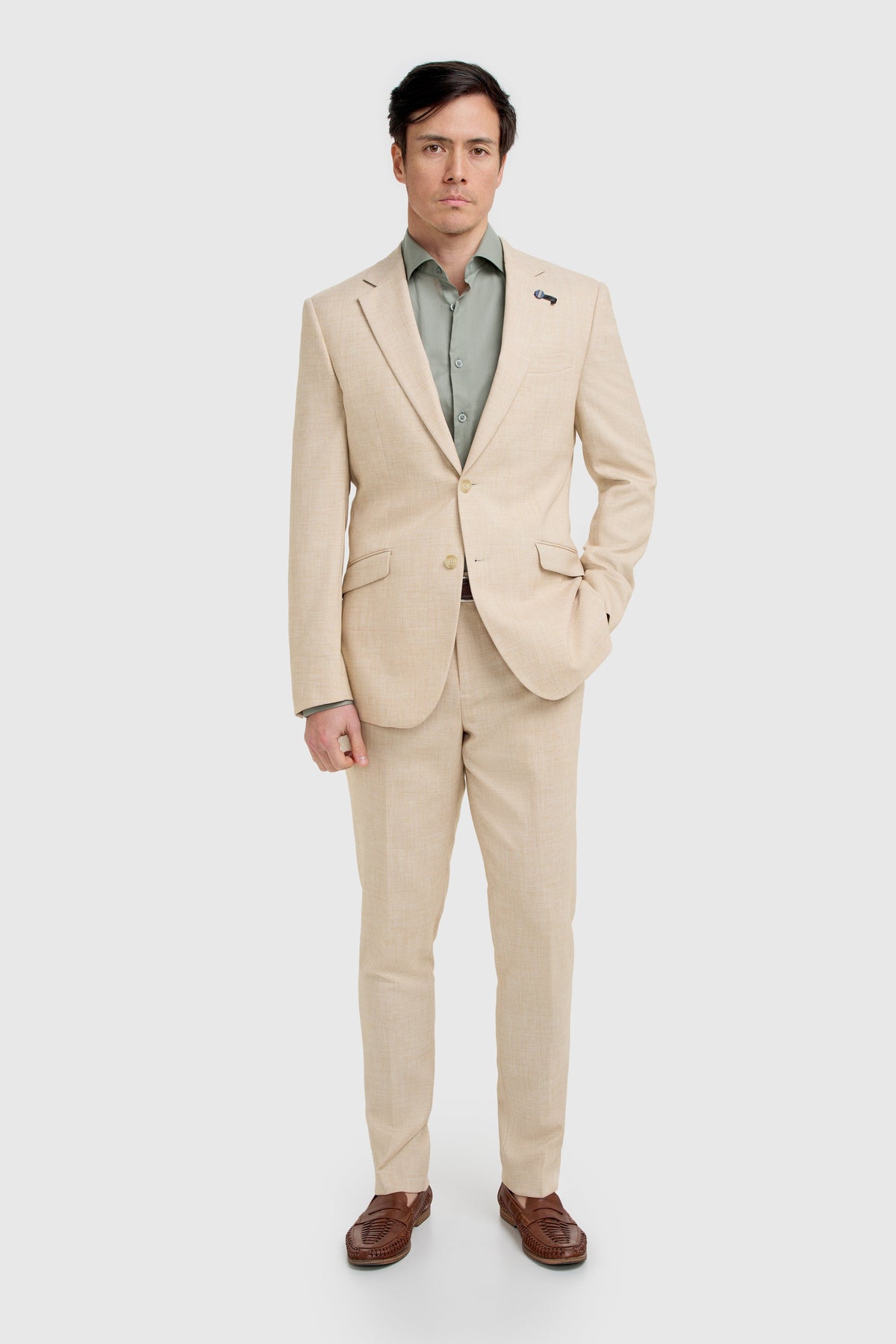 VELLORA KNITWEAR Malibu - Beige Blazer