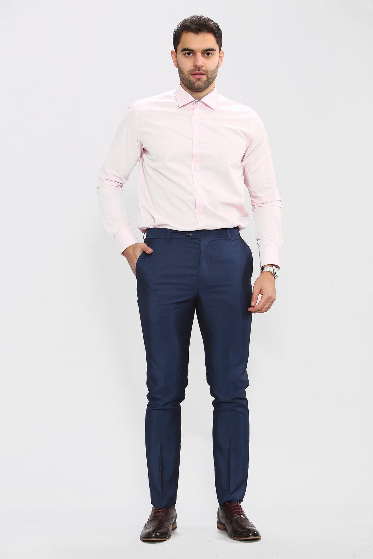VELLORA KNITWEAR FORD - Blue Trouser