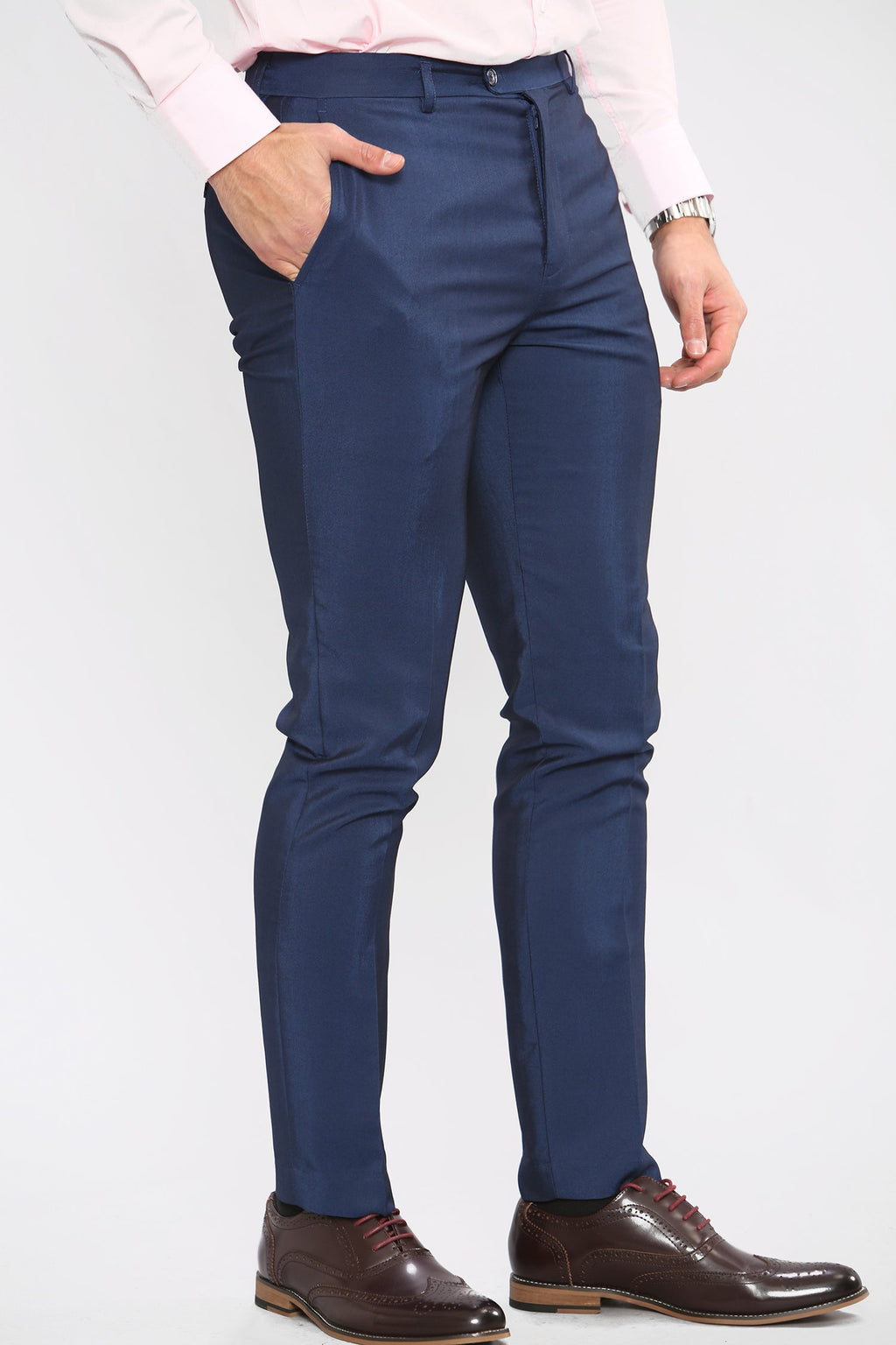 VELLORA KNITWEAR FORD - Blue Trouser