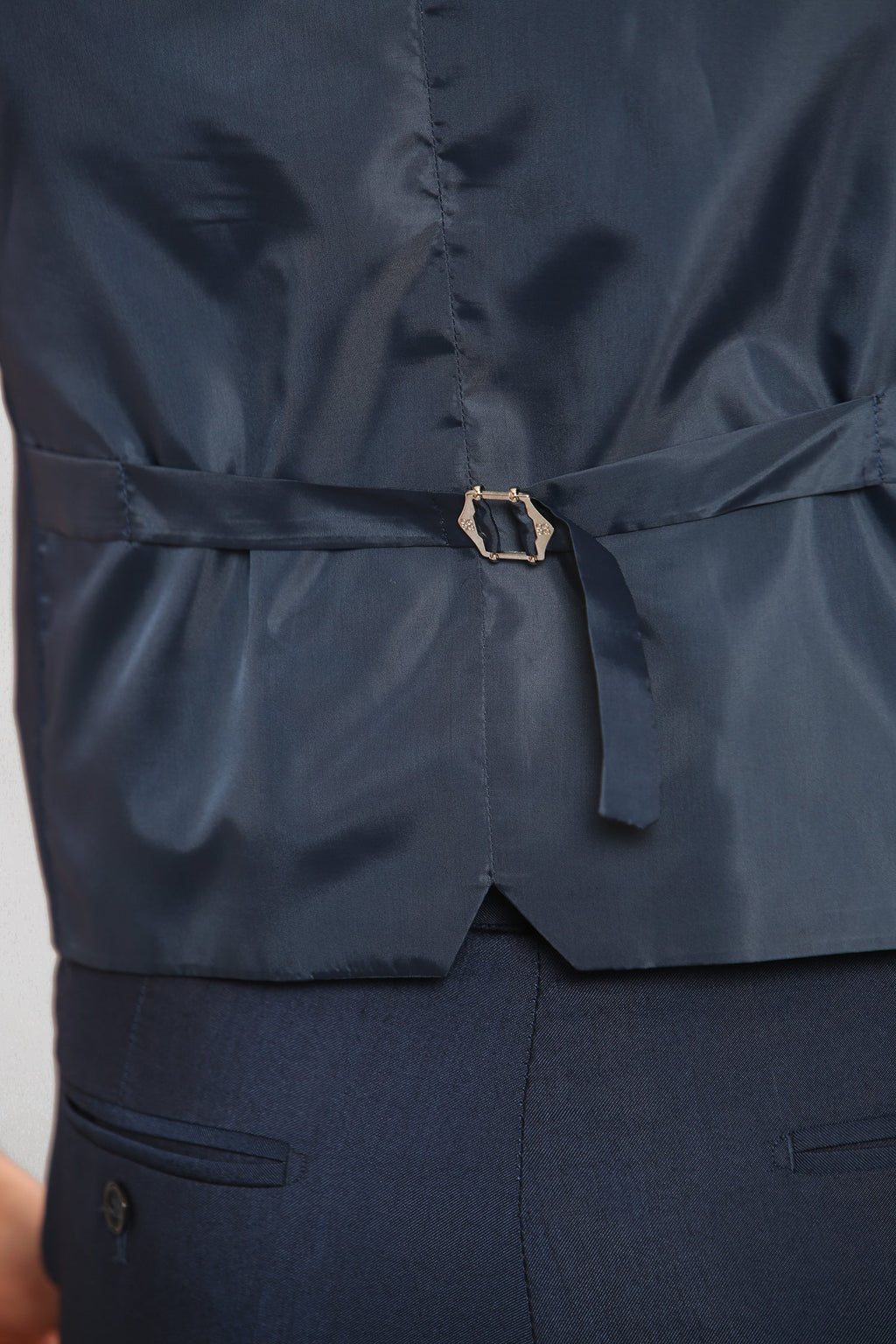 VELLORA KNITWEAR FORD - Blue Waistcoat