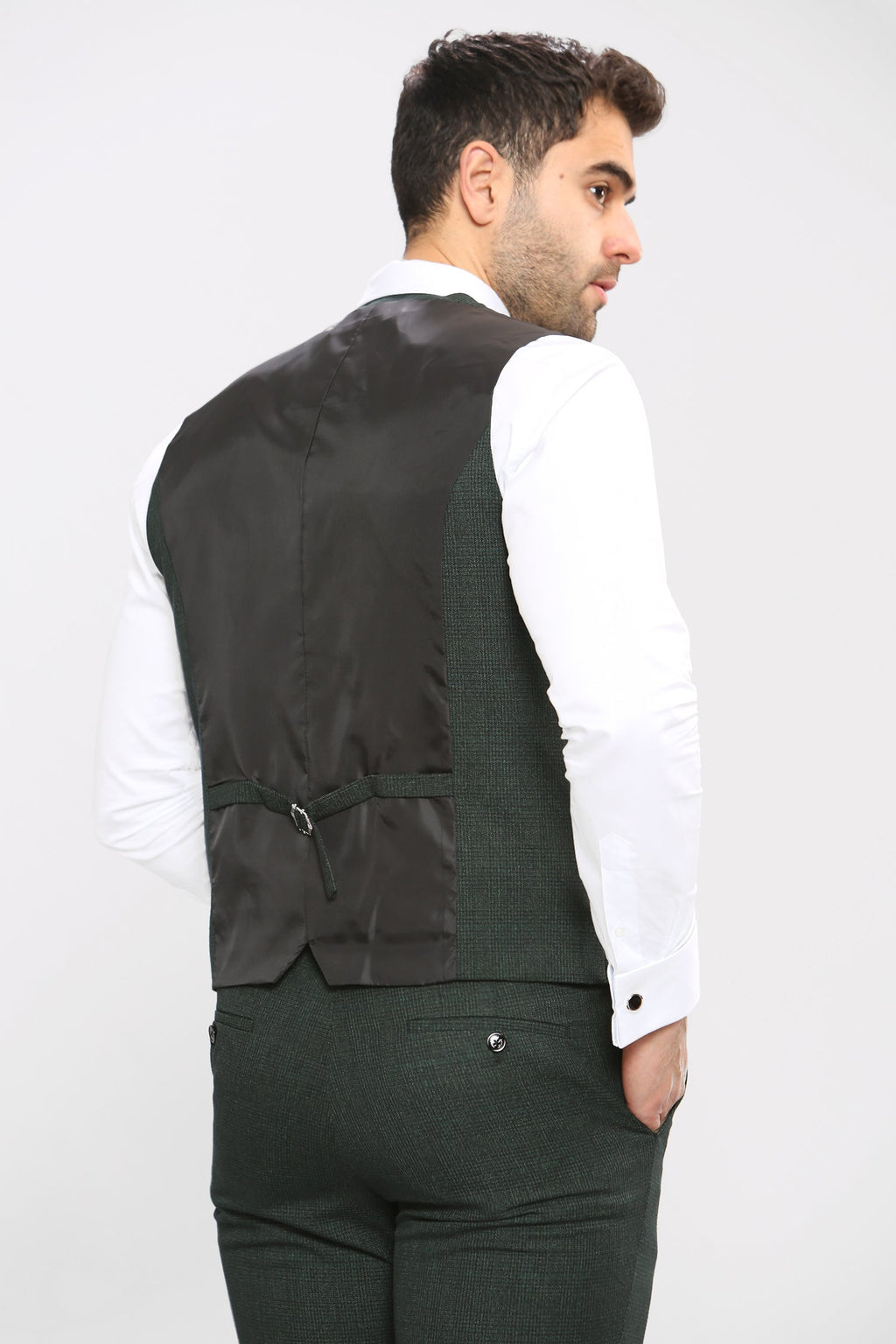 VELLORA KNITWEAR CARIDI - Olive Waistcoat