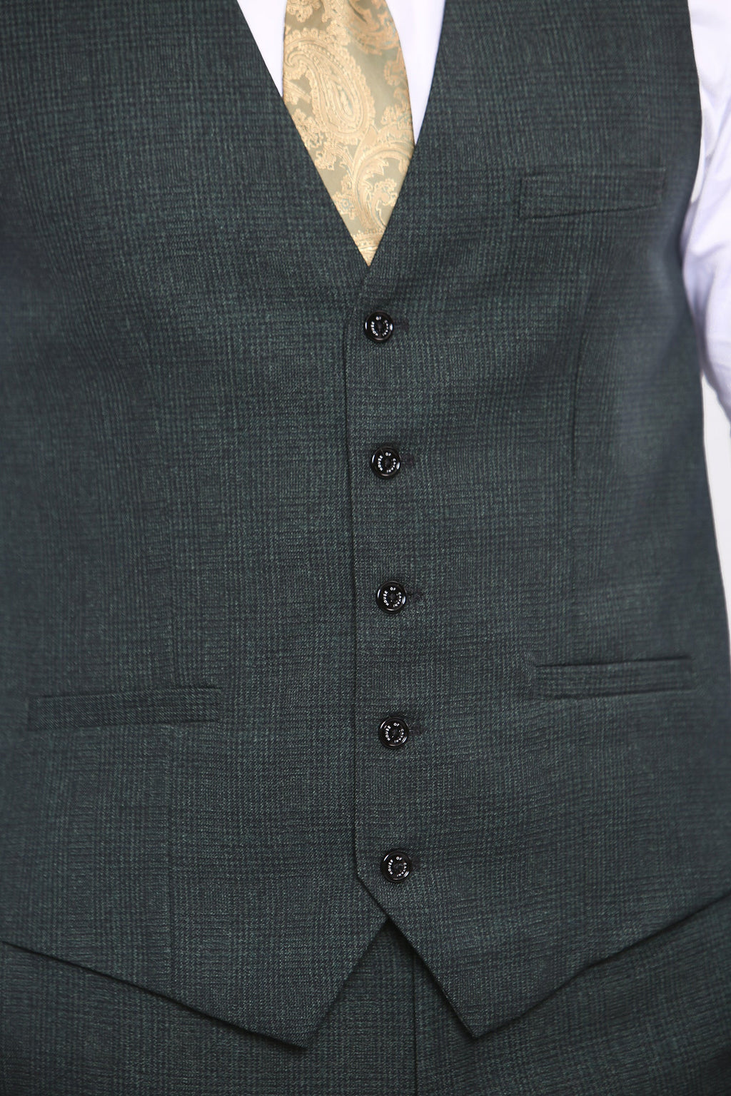 VELLORA KNITWEAR CARIDI - Olive Waistcoat