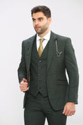 VELLORA KNITWEAR CARIDI - Olive Blazer