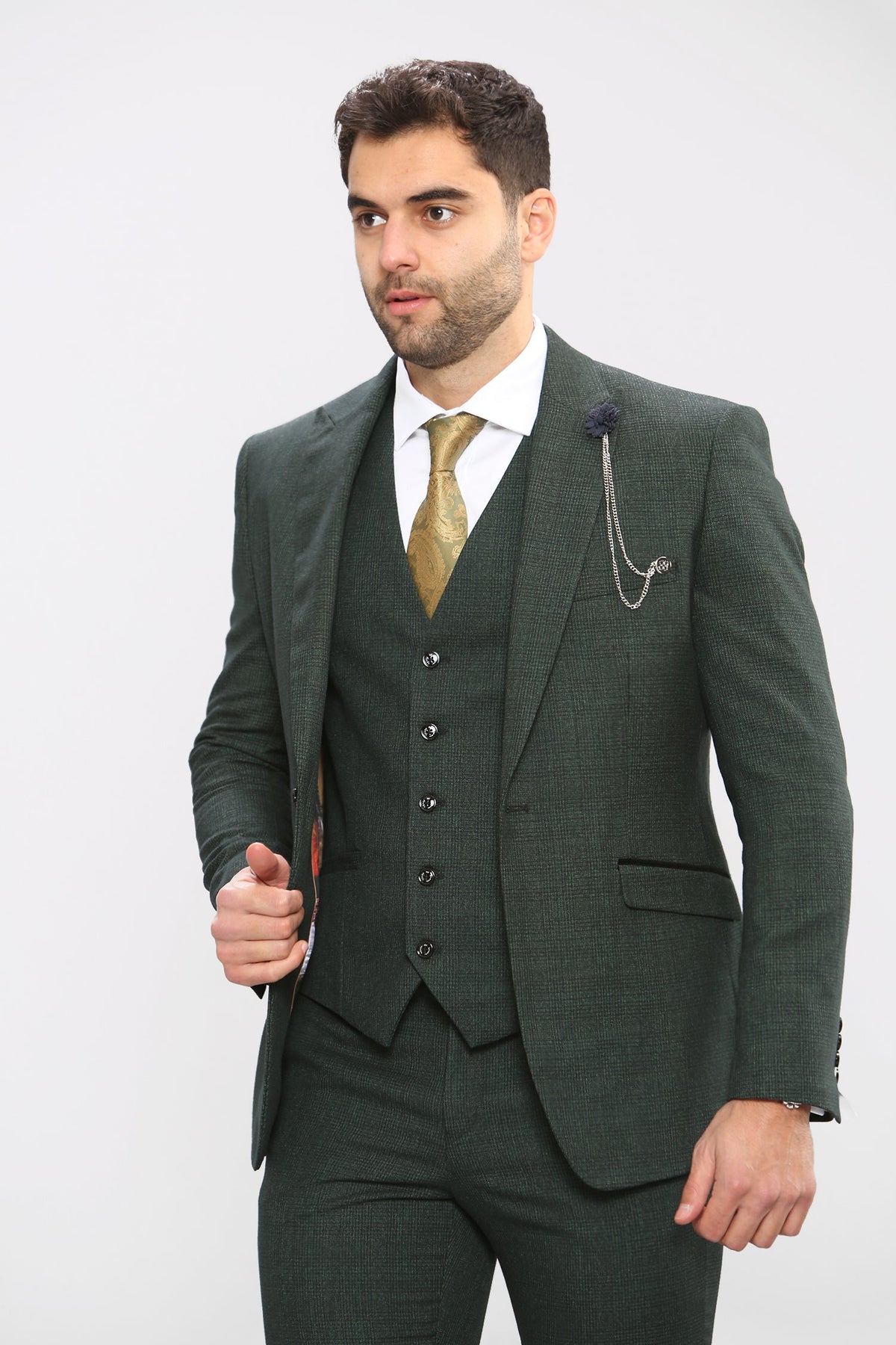 VELLORA KNITWEAR CARIDI - Olive Blazer