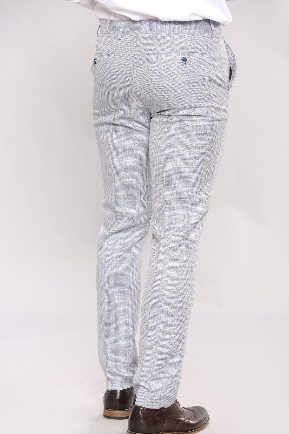 VELLORA KNITWEAR CARIDI - Sky Trouser