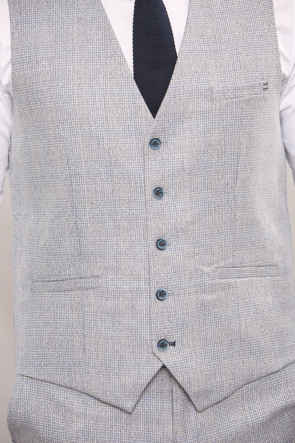 VELLORA KNITWEAR CARIDI - Sky Waistcoat