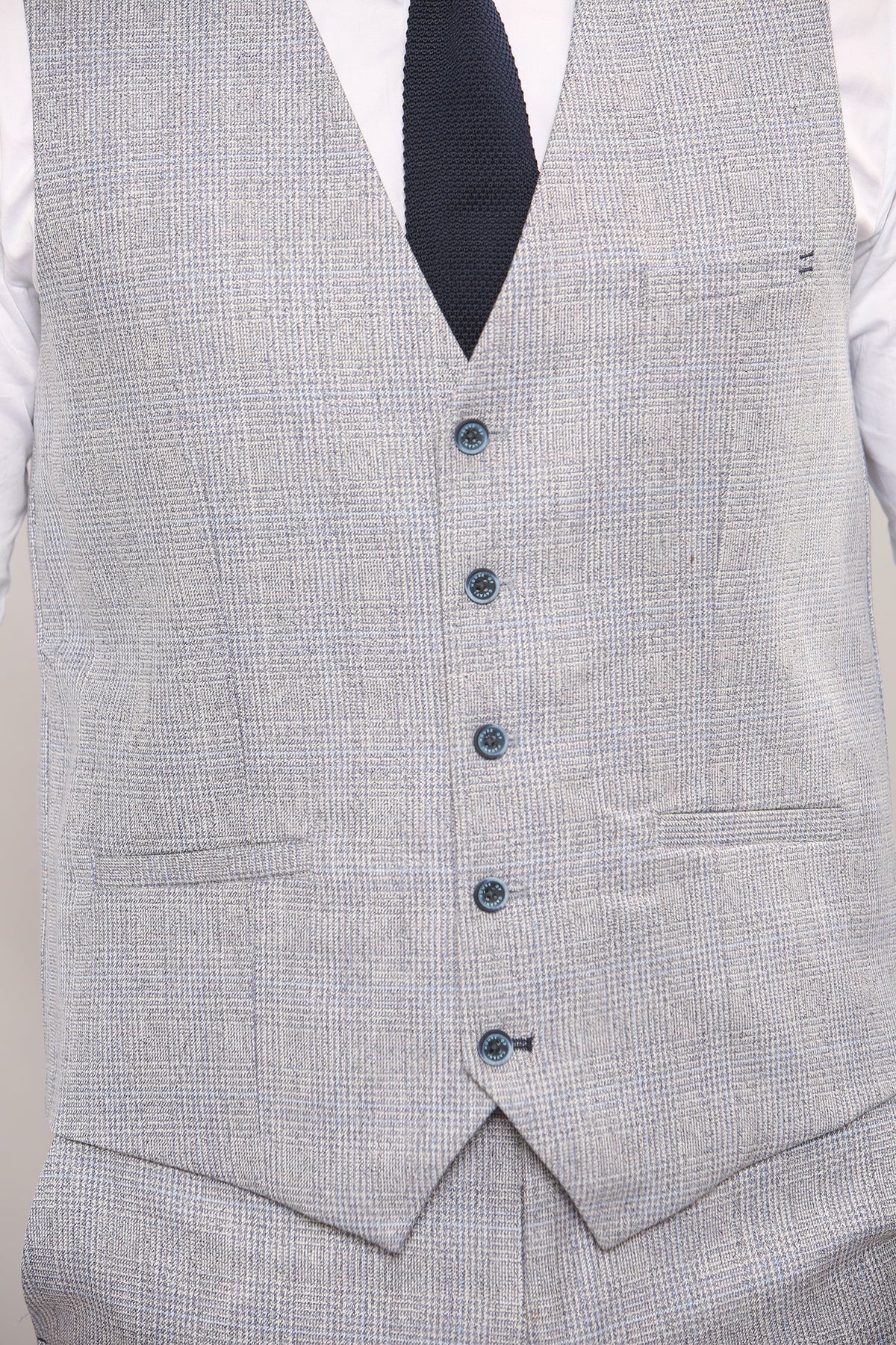 VELLORA KNITWEAR CARIDI - Sky Waistcoat