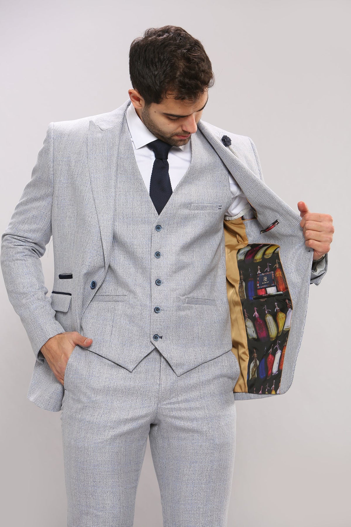 VELLORA KNITWEAR CARIDI - Sky Blazer
